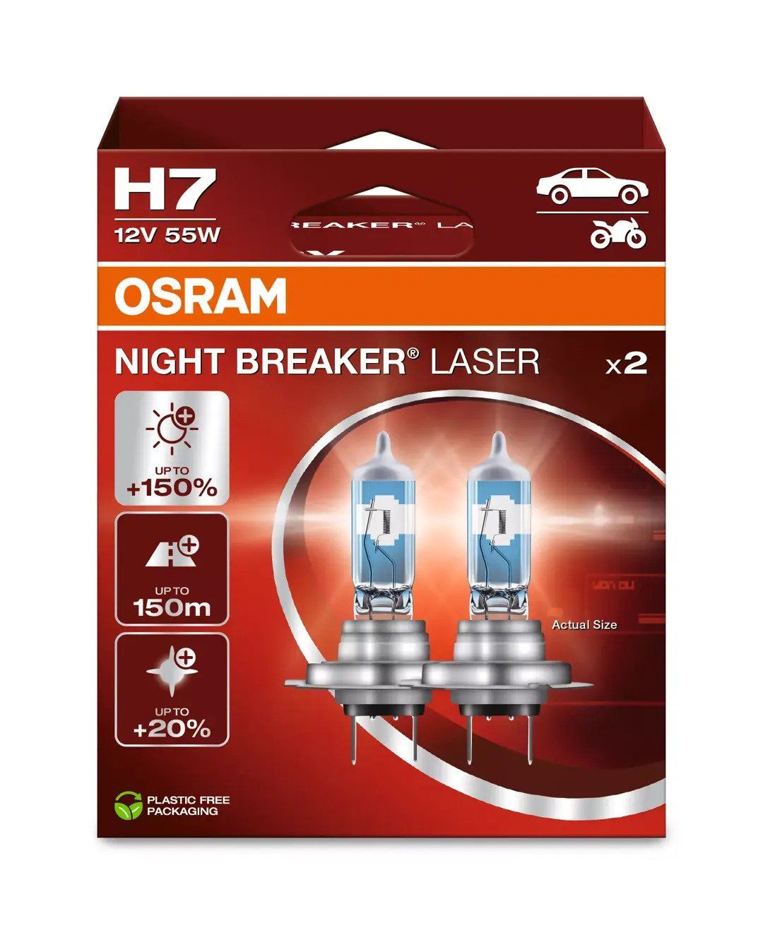 Osram Night Breaker Laser - H7 Auton polttimot