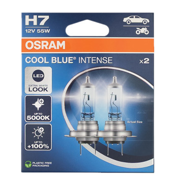 OSRAM COOL BLUE INTENSE H7 halogeeniset ajovalon polttimot