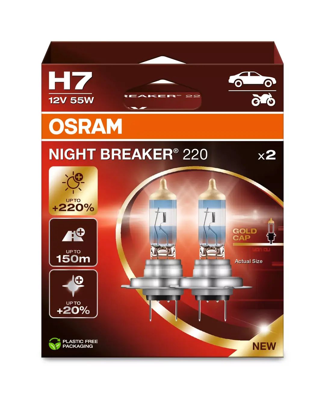 Osram Night Breaker 220 - H7 Auton polttimot