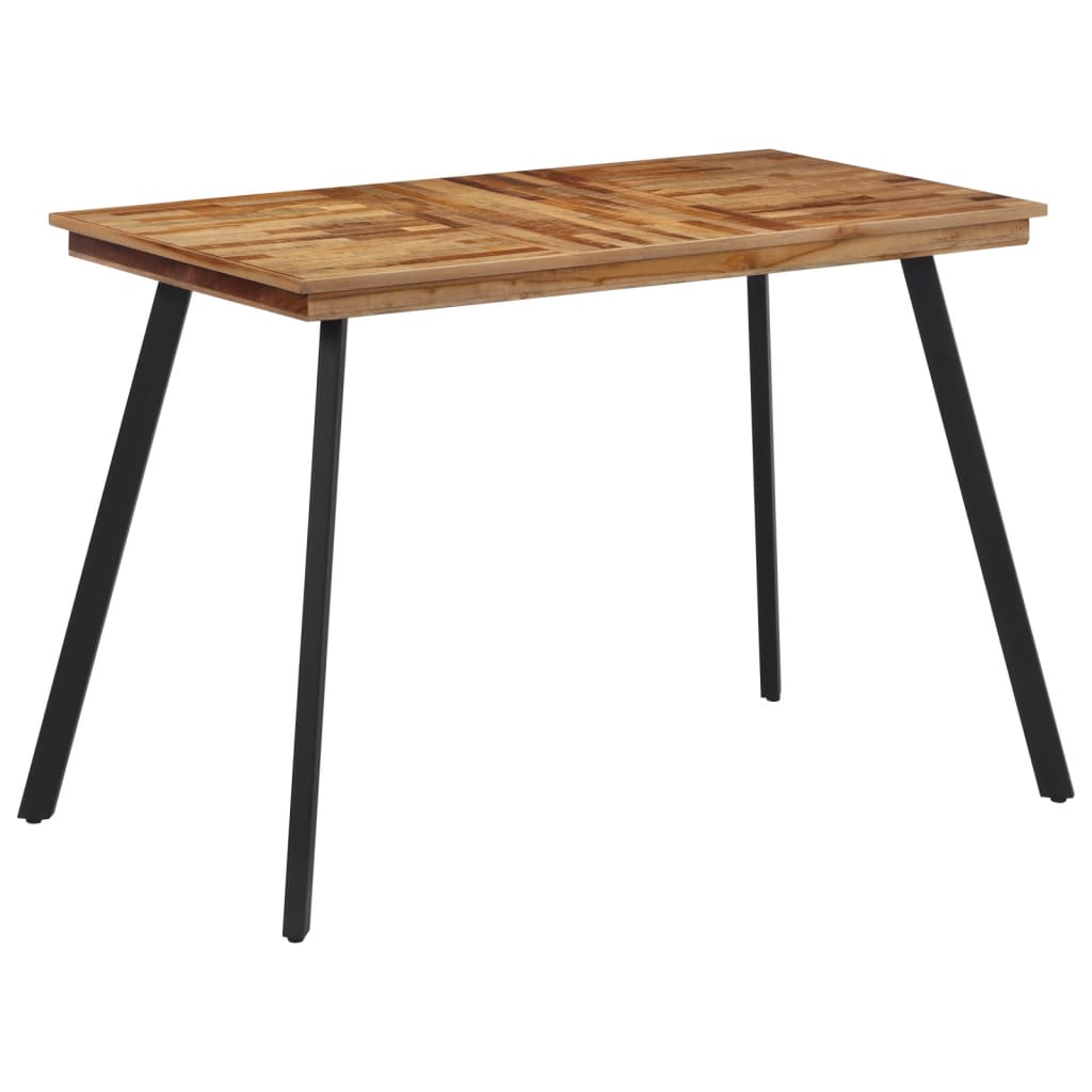 vidaXL Ruokapöytä 120x62x76 cm täysi tiikki