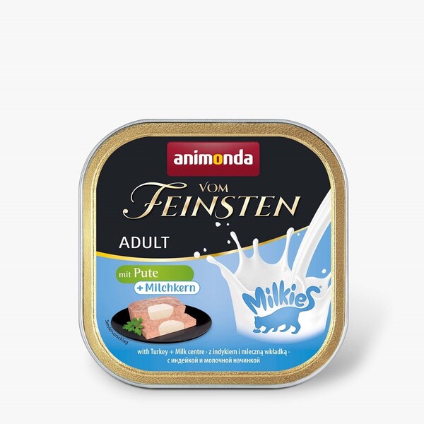 Animonda Vom Feinsten Adult Milkies with Turkey and Milky Filling, 100 g